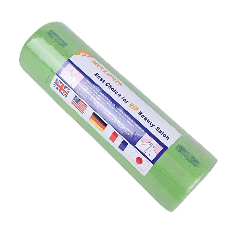 100PCS Disposable 1 Roll Hair Cutting Accessory Neck Paper Adjustable Barber Dedicated Salon Hairdressing White Neck Strips