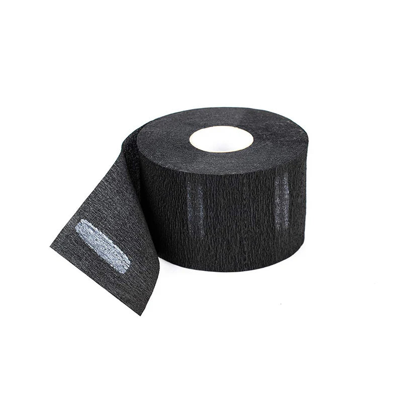 100PCS Disposable 1 Roll Hair Cutting Accessory Neck Paper Adjustable Barber Dedicated Salon Hairdressing White Neck Strips
